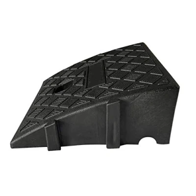 Image of MEYANG Portable Curb Ramps, Plastic Kerb Lightweight Heavy Duty Threshold Ramp For Driveway, Loading Dock, Sidewalk, Car, Scooter, Motorcycle 25x27x7cm