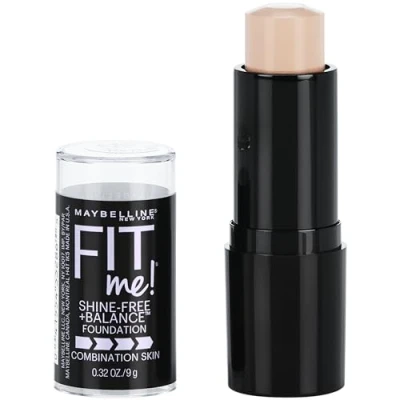 Image of MAYBELLINE Fit Me Shine Free Foundation 110 Porcelain 0.32 fl. oz. (9 ml)