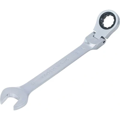 Image of BGS 6719 Ratchet Combination Wrench adjustable 19 mm