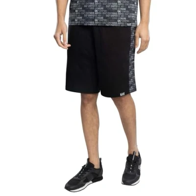Image of EA7 Emporio Armani Bermuda Shorts, Men&#039;s, Size: Medium, Black