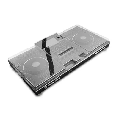 Image of Decksaver Cover for Pioneer DJ XDJ XZ Super Durable Polycarbonate Protective lid in Smoked Clear Colour, Made The UK DJs&#039; Choice Unbeatable Protection