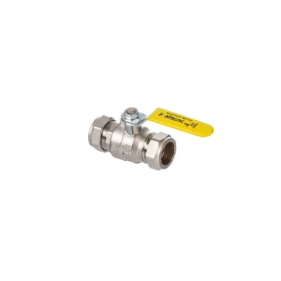 Image of 28mm Intaball Valve Yellow Lever Handle