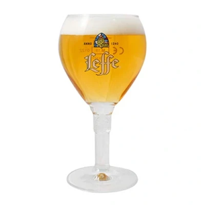 Image of Leffe Glasses Set of 6 Beer Goblet 33 cl Belgian Glass (6)
