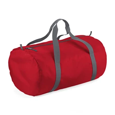 Image of BagBase BG150 Packaway Barrel Bag Classic Red