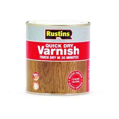 Image of Rustins Quick Dry Varnish Clear Gloss 500ml