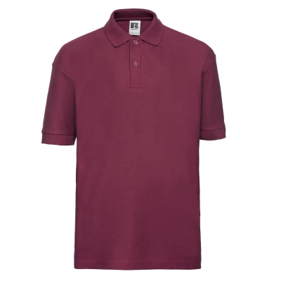 Image of Russell Athletic Childrens Unisex Childrens/Kids Pique Polo Shirt (Purple) Size 3 4Y