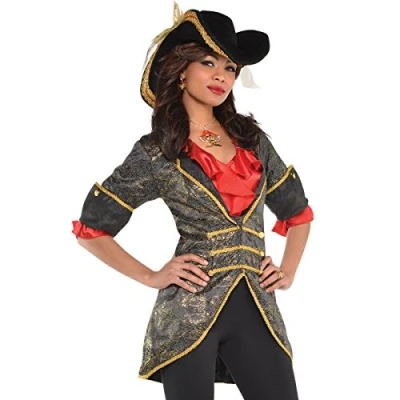 Image of (PKT) (840535 55) Adult Ladies Pirate Jacket (Standard)