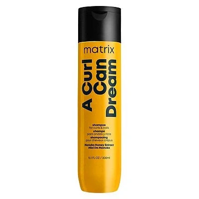 Image of Matrix Shampoo for Curly &amp; Coily Hair, Gentle Cleansing, With Manuka Honey Extract, To Help Remove Build up, Total Results A Curl Can Dream, 300ml