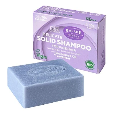 Image of Balade en Provence solid shampoo for very fine hair Lavender 80g