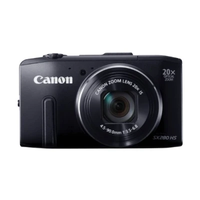 Image of Canon PowerShot SX280 HS Compact Digital Camera Black (12.1MP, 20x Optical Zoom) 3 inch LCD (Renewed)