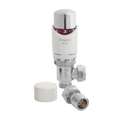 Image of Drayton Angle Thermostatic Radiator Valve 15mm 0705150