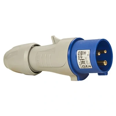 Image of Legrand 555124 Straight Mobile Socket P17 IP44 16A, 200V 250V , 2P+T