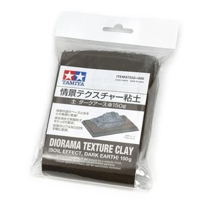 Image of Tamiya Diorama Texture Clay 150g (soil Effect: Dark Earth) 87222
