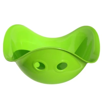 Image of MOLUK Bilibo Green Shell Shaped Innovative Learning Play Bowl for Toddlers (Ages 2+) Durable Plastic Versatile Open Ended Toy