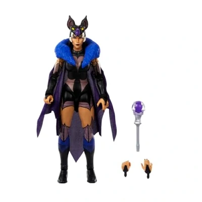 Image of Masters of the Universe Masterverse Action Figure Sorceress Evil Lyn, Deluxe Collectible with Magic Scepter Accessory &amp; Swappable Hands, MOTU Toy Gift​, HLB39