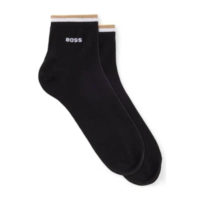Image of HUGO 2P RS UNI CC Socks, Men&#039;s, Size: 9 11, Black