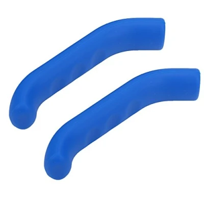 Image of Keenso 2 Pcs Bicycle brake Lever Sleeve Grip, Protector Cover Silicone Handle 5 Colors Anti Slip Waterproof Cycling Accessory(Blue) riding other bike levers