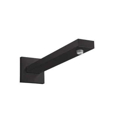 Image of hansgrohe 27694670 Shower Arm Square 38.9 cm Matt Black