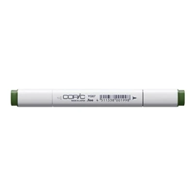 Image of Copic Classic Coloured Marker Pen (YG 67) Moss, For Art &amp; Crafts, Colouring, Graphics, Highlighter, Design, Anime, Professional Beginners, Supplies Colouring Books