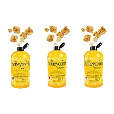 Image of Treacle Moon The Honeycomb Secret Special Edition Shower &amp; Bath Gel 500ml, Pack of 3