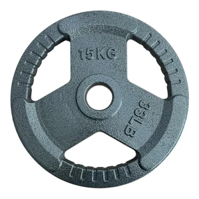 Image of Chase Fitness TRI GRIP Cast Iron 2&quot; Olympic Disc Weight Plates 2.5KG 20KG (15kg x 1)