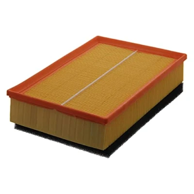 Image of 04420258, 04423824, 4420258, 4423824 Air filter FEBI BILSTEIN 37320 77,5mm 202mm 293mm Insert with pre RENAULT: MASTER 3 Kasten