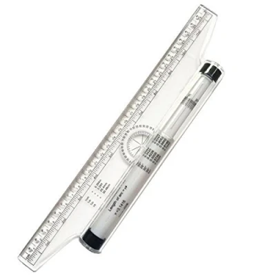 Image of 30cm Pockos Rolling Ruler for Students, Artists, Architects, Engineers Home and Business