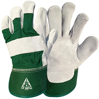 Image of ITC Gardening Gloves for Men &amp; Women, Breathable Garden Gloves, Leather Work Heavy Duty Thorn Proof Digging, Weeding, Planting and Construction