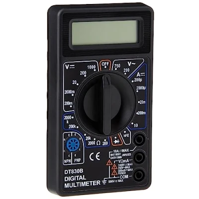 Image of Simply DM01 Digital Multimeter DC and AC Voltage Display Standard Electrical Value Test Tool Intuitive &amp; Industry Design Covers 7 Functions 19 Ranges