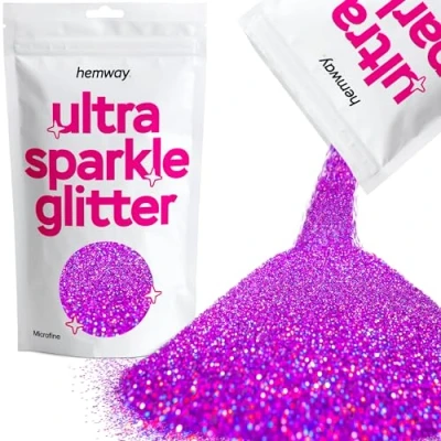 Image of Glitter Purple Holographic Ultra Sparkle Sequins Nail Face Festival Christmas Halloween Makeup Microfine 100g / 3.5oz