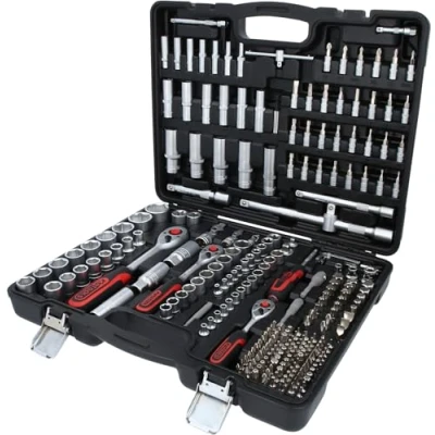 Image of KS Tools 917.0255 Evolution Series 1/4 Inch + 3/8 1/2 5/16 Socket Spanner Set, 255 Pieces