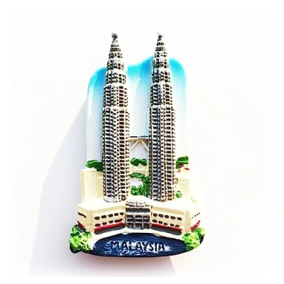 Image of Petronas Twin Towers Kuala Lumpur Malaysia Magnet Kitchen Fridge Decorated