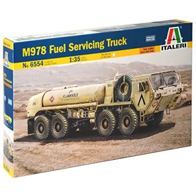 Image of Italeri ITA6554 1:35 M978 FUEL SERV TRUCK american Model kit, Unpainted, Mittel