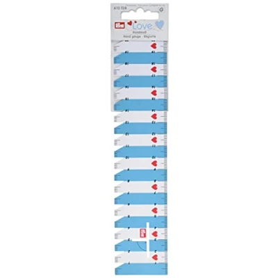 Image of PrymLove Hand Gauge for Sewing, Plastic, Turquoise,24.5 x 5 0.02 cm