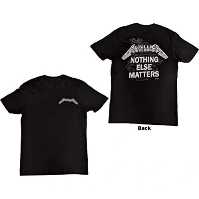 Image of Metallica Nothing Else Matters Official Tee T Shirt Mens Unisex (Medium) Black