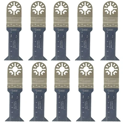 Image of 10 x SabreCut PR44L_10 44mm 68mm Fine Tooth Blades Compatible with Bosch Fein (Non StarLock) Makita Milwaukee AEG Batavia Einhell Ergotools Hitachi Parkside Ryobi Worx Workzone Multitool Multi Tool