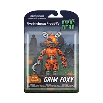Image of Funko Action Figure: Five Nights At Freddy&#039;s (FNAF) Dreadbear Grim Foxy Collectable Toy Gift Idea Official Merchandise for Boys, Girls, Kids &amp; Adults