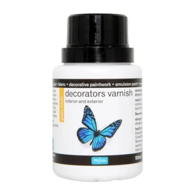 Image of POLYVINE Quick Dry Acrylic Clear Decorators Varnish Gloss 100ml