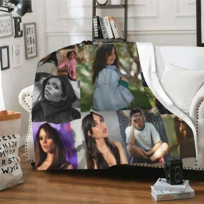 Image of Jenna Ortega Blanket Soft Flannel Throw Blankets Bedding Room Decor for Bed Sofa All Season 50&quot;x40&quot;