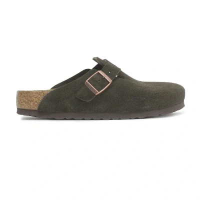 Image of Birkenstock Boston Soft Footbed Leather Unisex Comfort Sandals
