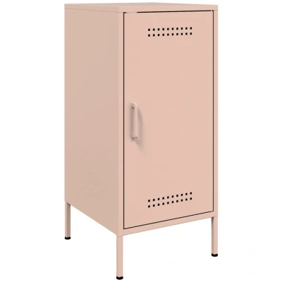 Image of vidaXL Sideboard Pink 36x39x79 cm Steel