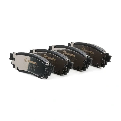 Image of 044660R000 Brake pad set BREMBO P 83 160 excl. wear warning contact without accessories TOYOTA: C HR, RAV4 V, Yaris Cross, LEXUS: UX, RX IV, ES VII