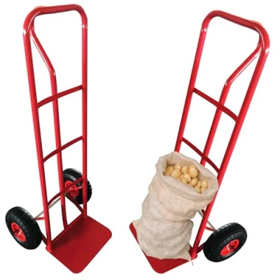 Image of Trolley On Wheels With Large Toe Plate Heavy Duty Hand Truck Multi Purpose Barrow Sack (1)