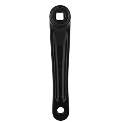 Image of Bike Crank Arm 170mm Aluminum Alloy Left Hand Single Speed Crankset for Bicycle Mountain Road Bike(Black Square Hole)