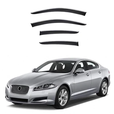 Image of Car Wind Deflectors for Jaguar XF MK1 X250 2008 2015,Sun Visors/Rain Shield/Wind Shield/Door Weather Deflector