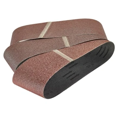 Image of wolfcraft Fabric Sanding Belt Set, 65 x 410 mm, grain 40120, 9 Pcs. I 1899100