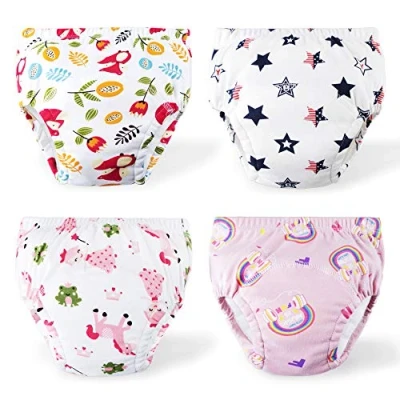 Image of Heekcaa Potty Training Underwear Girls 2T,3T,4T,Toddler for Baby 4 Pack (Pink, years)