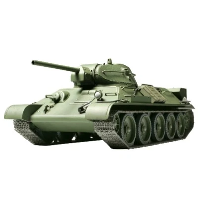 Image of TAMIYA 32515 army 35215 1:48 WWII Rus. Tank T34/76 &#039;41 Cast Tower Model, Plastic, Assembly Kit, Detailed Replica, Multicoloured