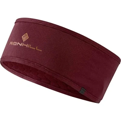 Image of Ronhill Women&#039;s Prism Headband, Cabernet/Dune, M/L