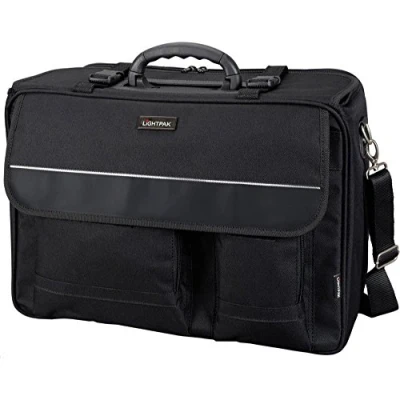 Image of Lightpak 46008 THE FLIGHT pilot case overnight, nylon, black